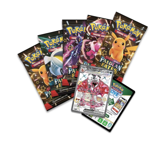 Pokémon trading card products included in Vault 11